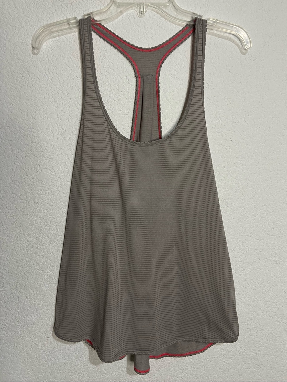 Lululemon Heathered Gray 105 F Silverescent Singlet Silver Tank Top 6